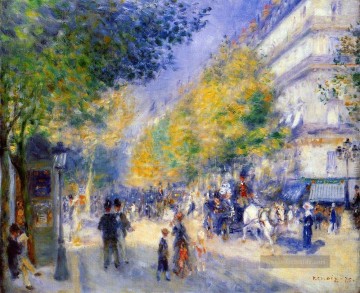 Pierre Auguste Renoir Werke - die großen Boulevards Pierre Auguste Renoir